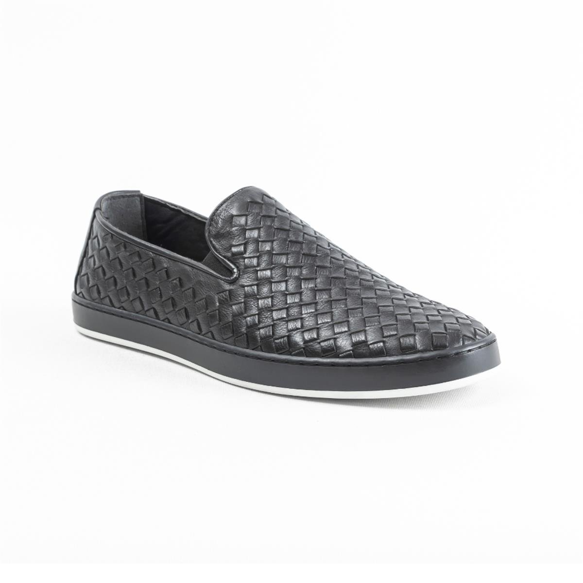 Ulus 2130 Örgülü Siyah Casual Ayakkabı