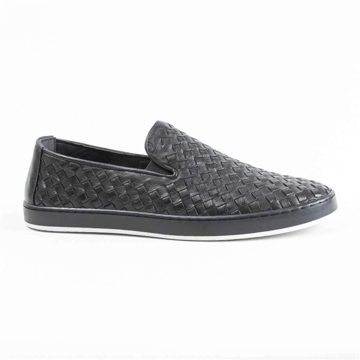Ulus 2130 Örgülü Siyah Casual Ayakkabı