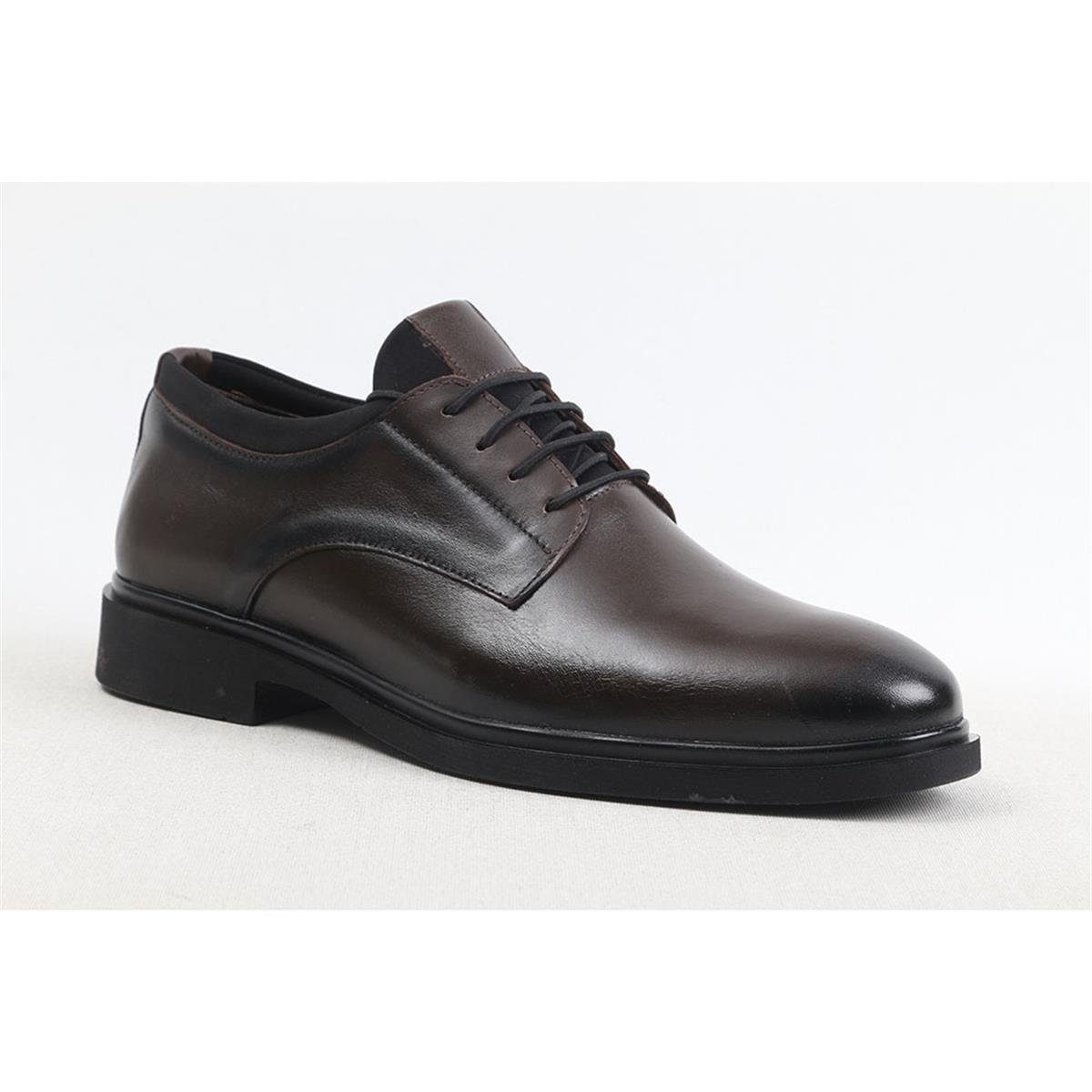 ULUS 2145-1 DÜZ BAĞŞI LASTİKLİ KAHVE CASUAL AYAKKABI