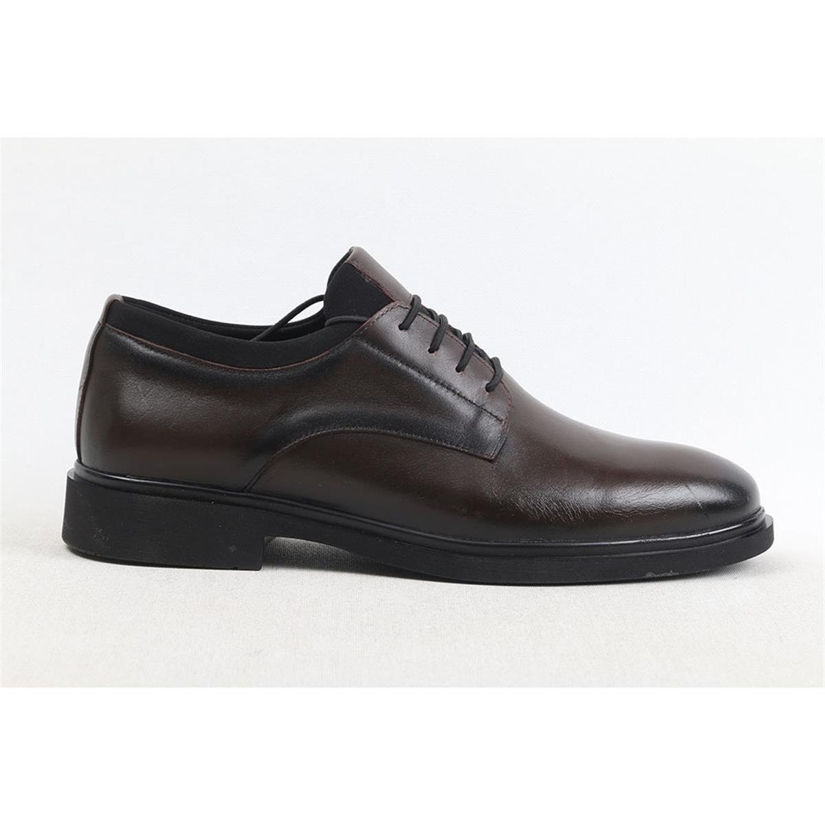 ULUS 2145-1 DÜZ BAĞŞI LASTİKLİ KAHVE CASUAL AYAKKABI
