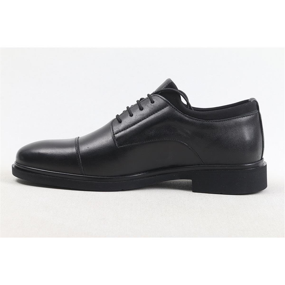 ULUS 2145 MASKARETLİ BAĞLI LASTİKLİ SİYAH CASUAL AYAKKABI