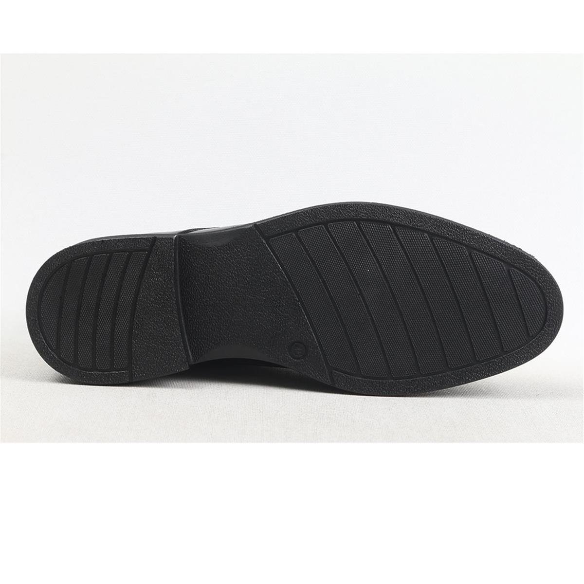 ULUS 2145 MASKARETLİ BAĞLI LASTİKLİ SİYAH CASUAL AYAKKABI