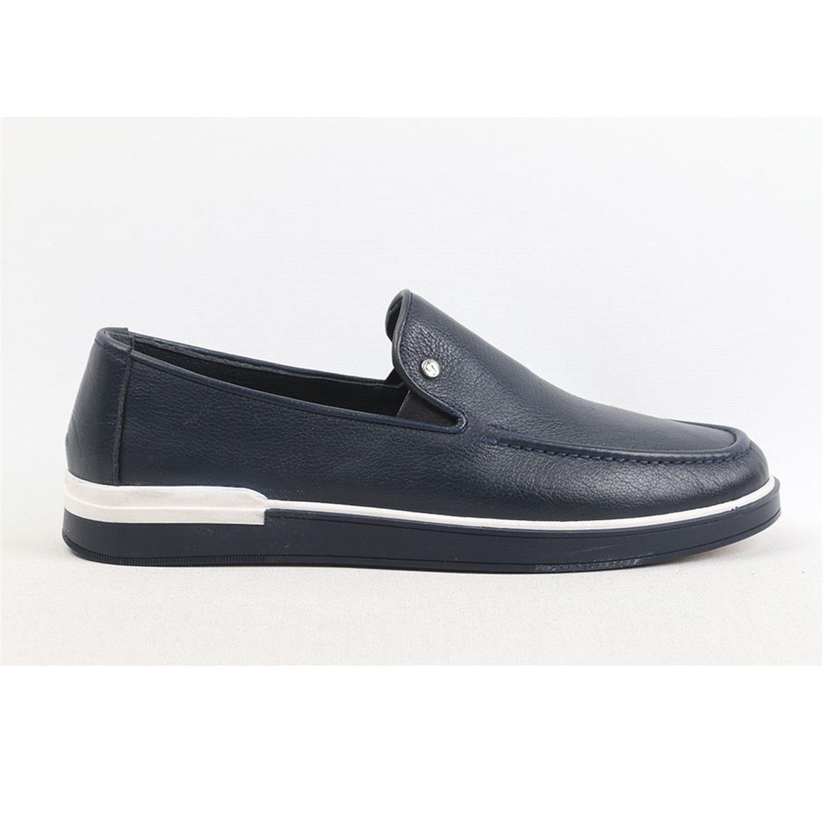 ULUS 240 FİTİLLİ LACİVERT LOAFER AYAKKABI