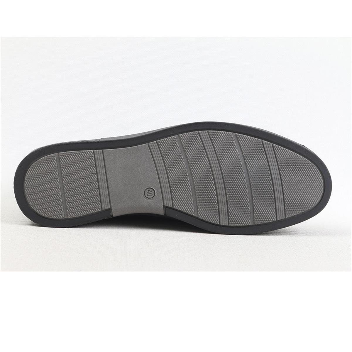 ULUS 240 FİTİLLİ SİYAH LOAFER AYAKKABI