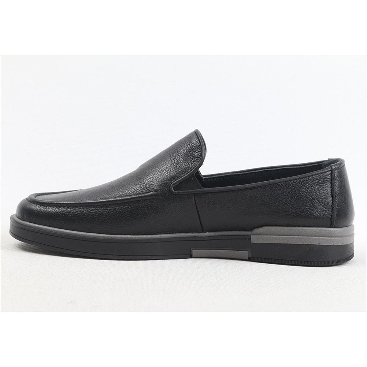 ULUS 240 FİTİLLİ SİYAH LOAFER AYAKKABI