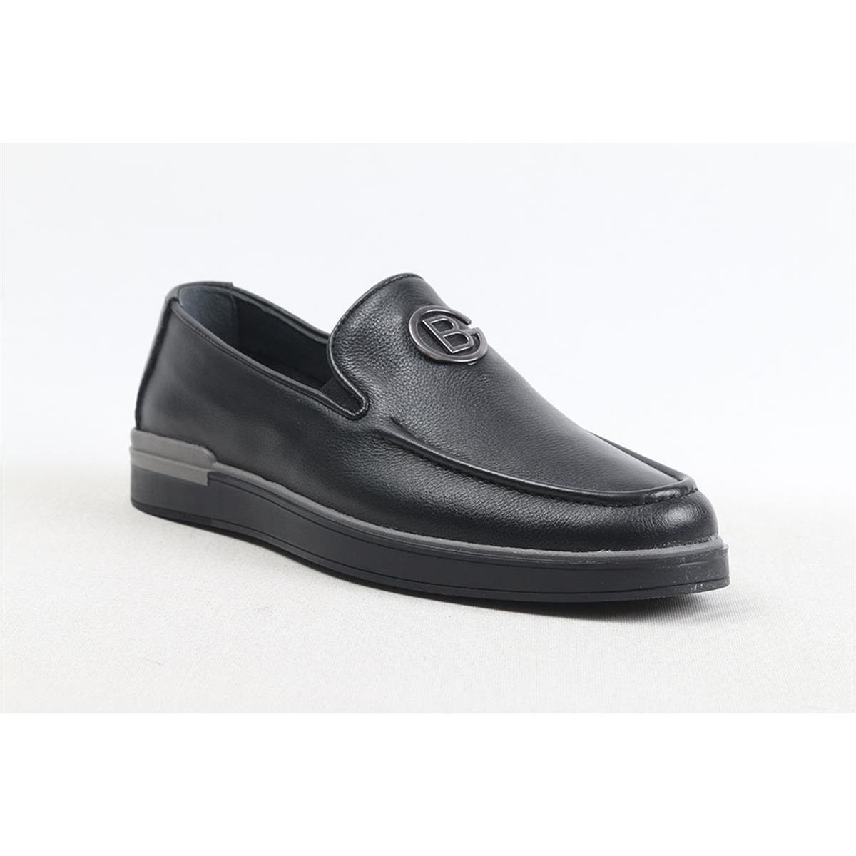 ULUS 2415 SİYAH (B)TOKALI LOAFER AYAKKABI