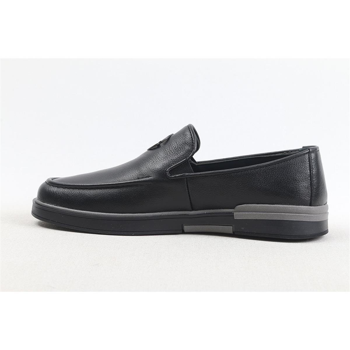 ULUS 2415 SİYAH (B)TOKALI LOAFER AYAKKABI