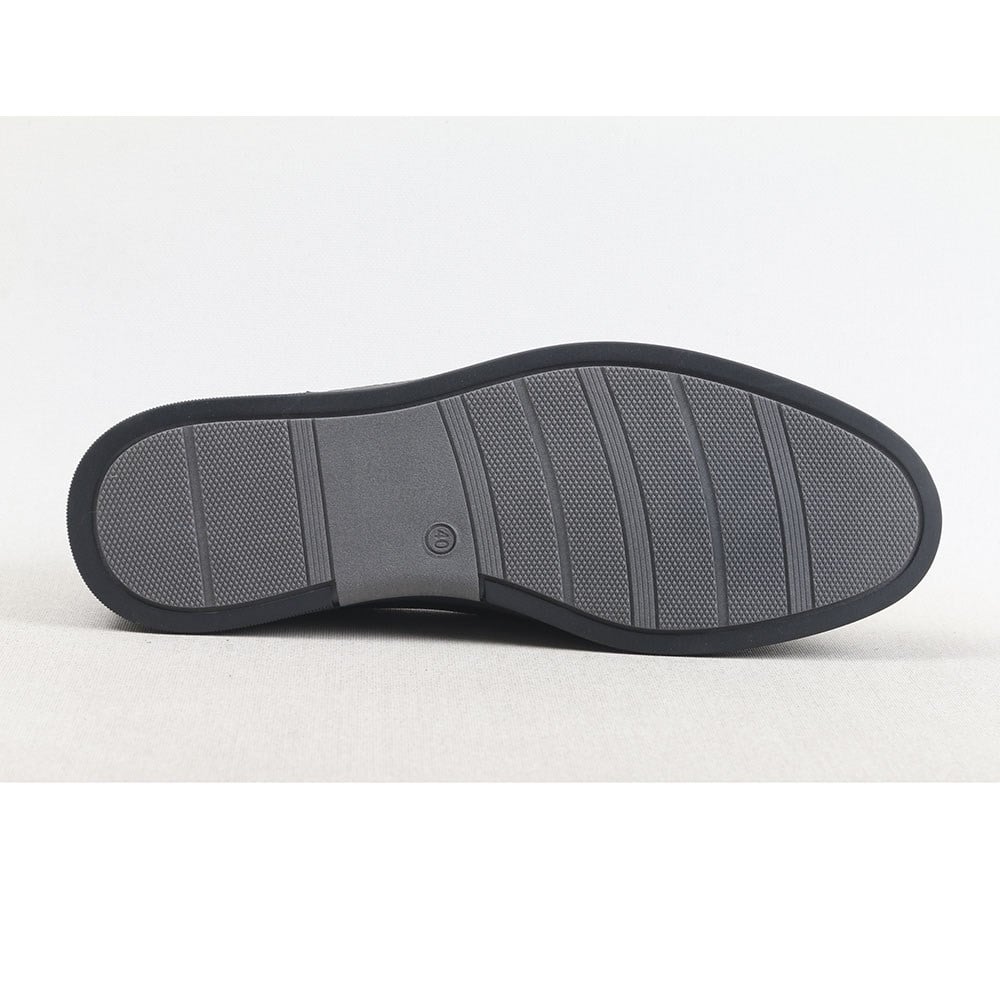 ULUS 242 FİTİLLİ SİYAH LOAFER AYAKKABI