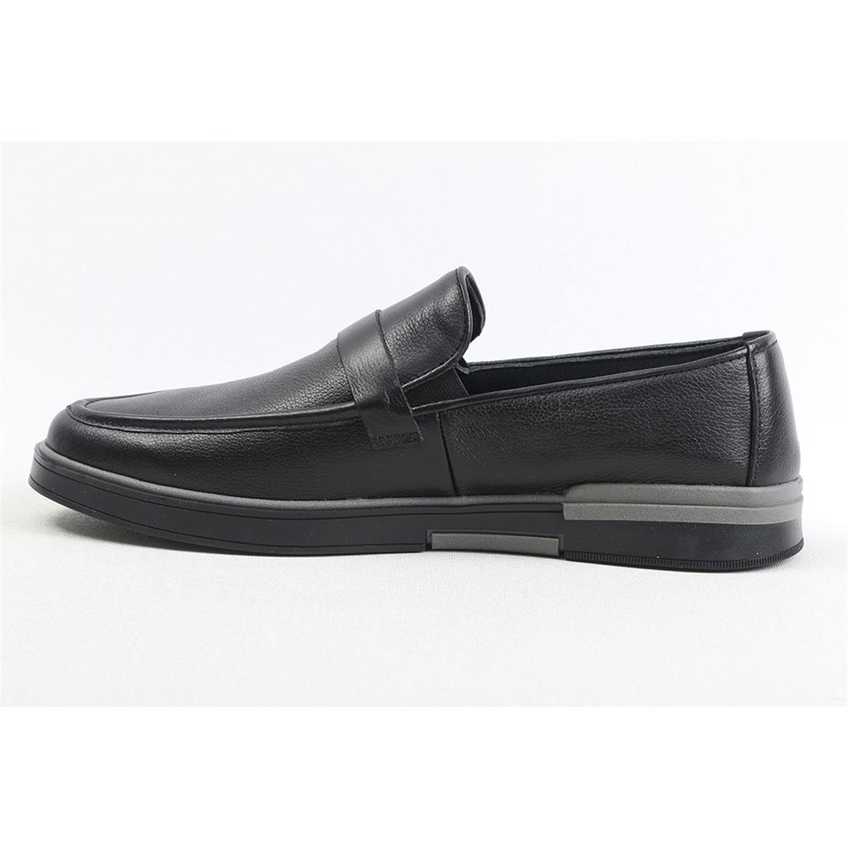 ULUS 245 SİYAH TOKALI LOAFER AYAKKABI