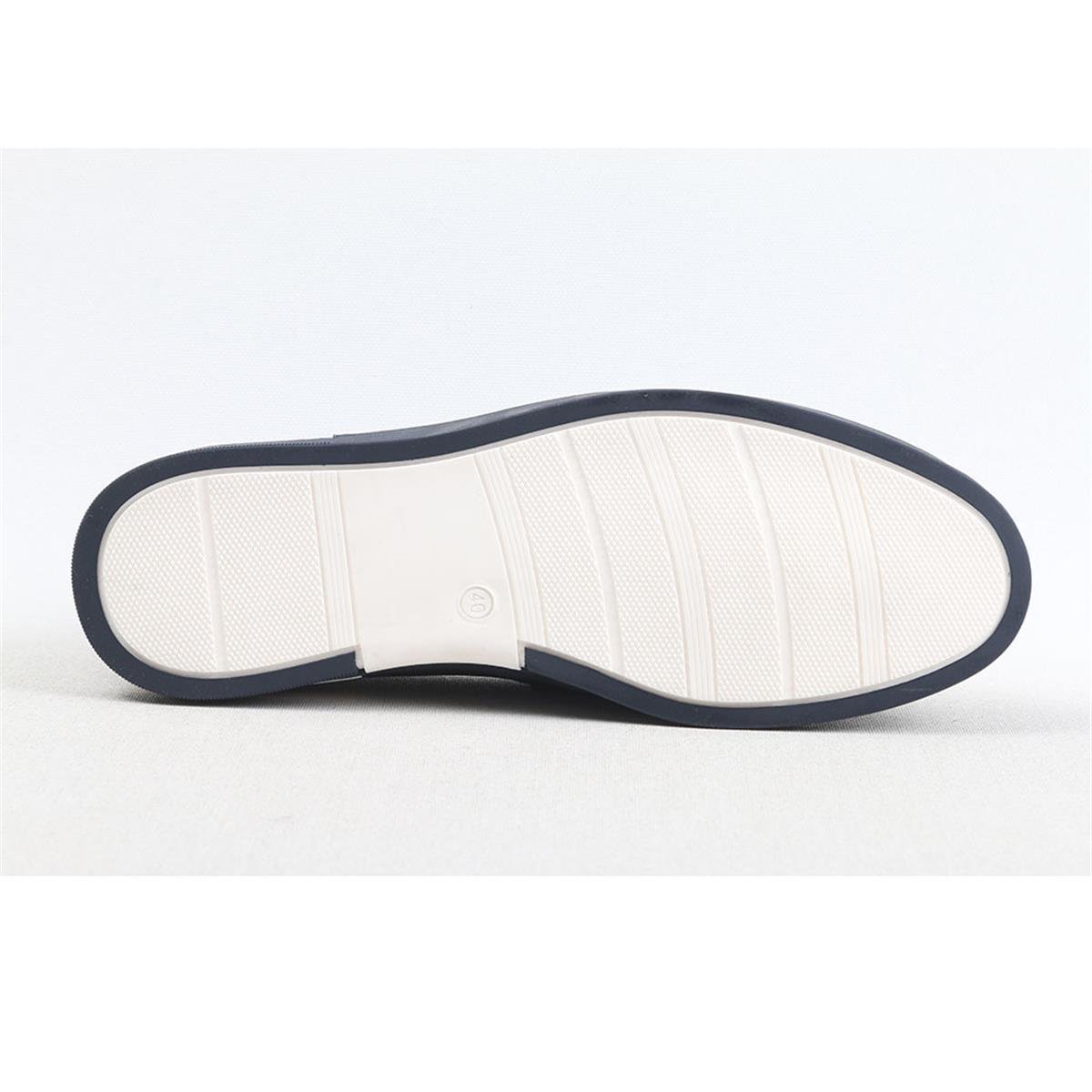 ULUS 252 FİYONKLU LACİVERT LOAFER AYAKKABI
