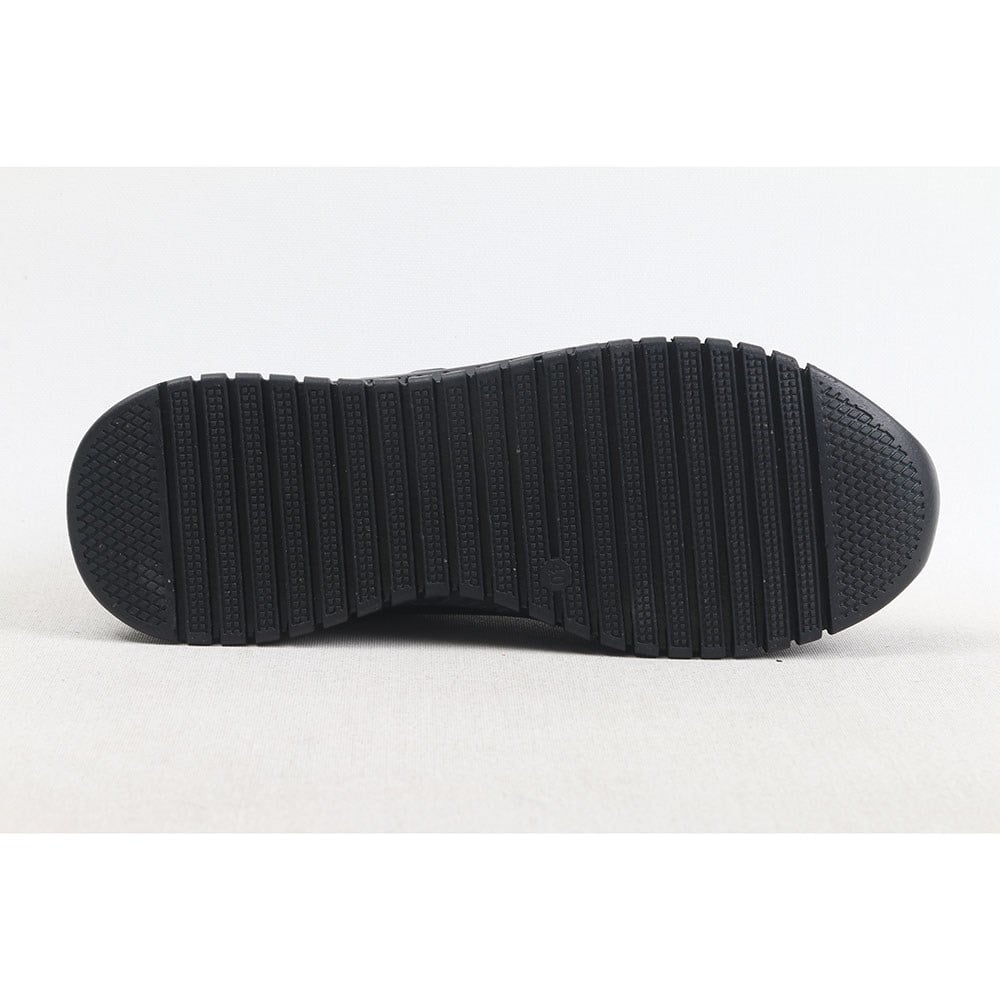 ULUS 308 SİYAH-SİYAH KAUÇUK SNEAKER SPOR AYAKKABI