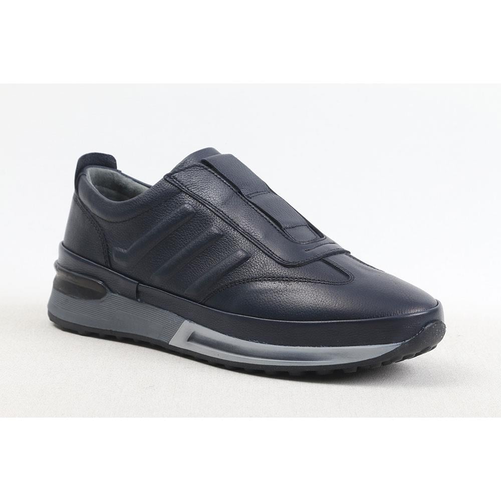 ULUS 313 LASTİKLİ LACİVERT TERMO SNEAKER SPOR AYAKKABI