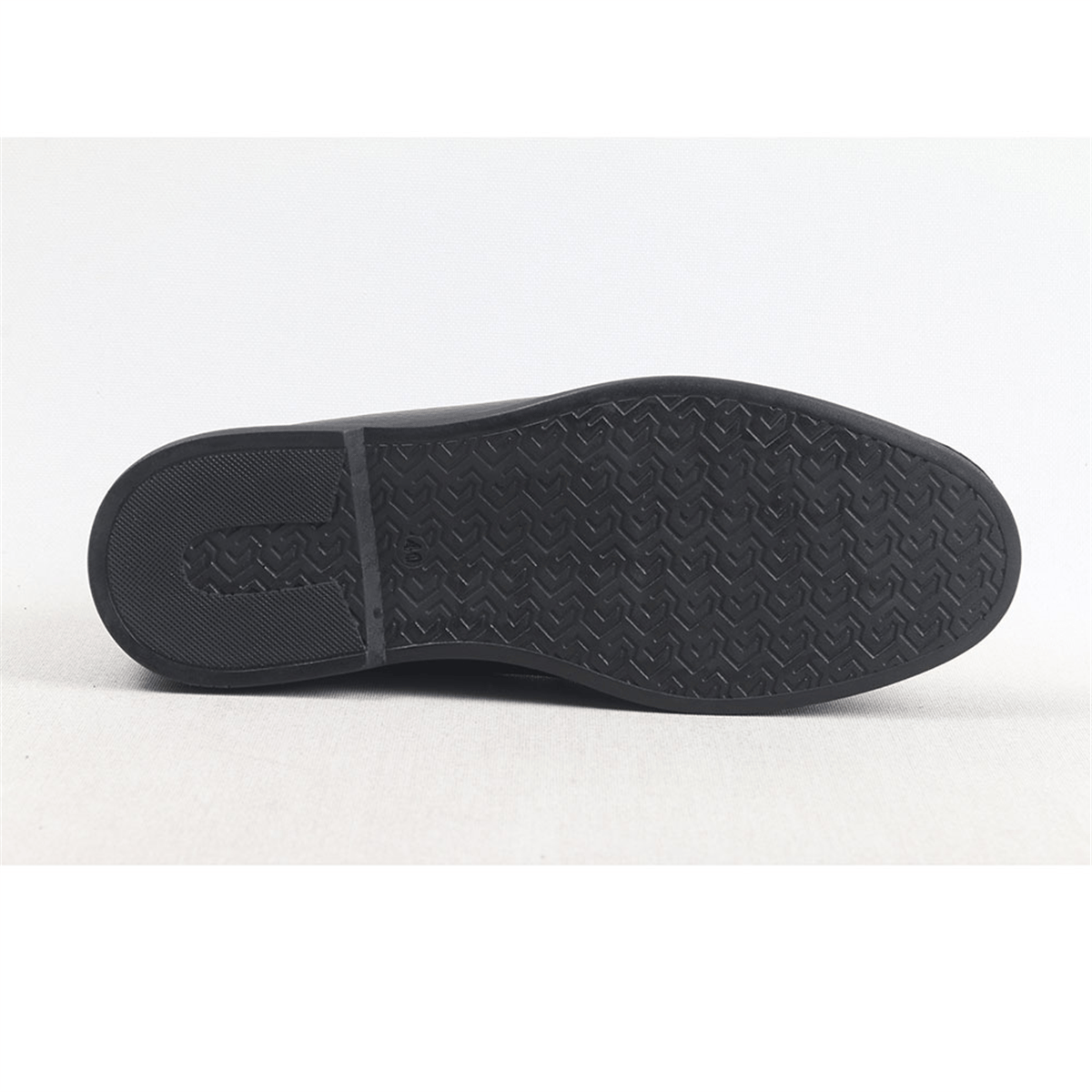 ULUS 3210 DÜZ FİTİLLİ SİYAH LOAFER AYAKKABI