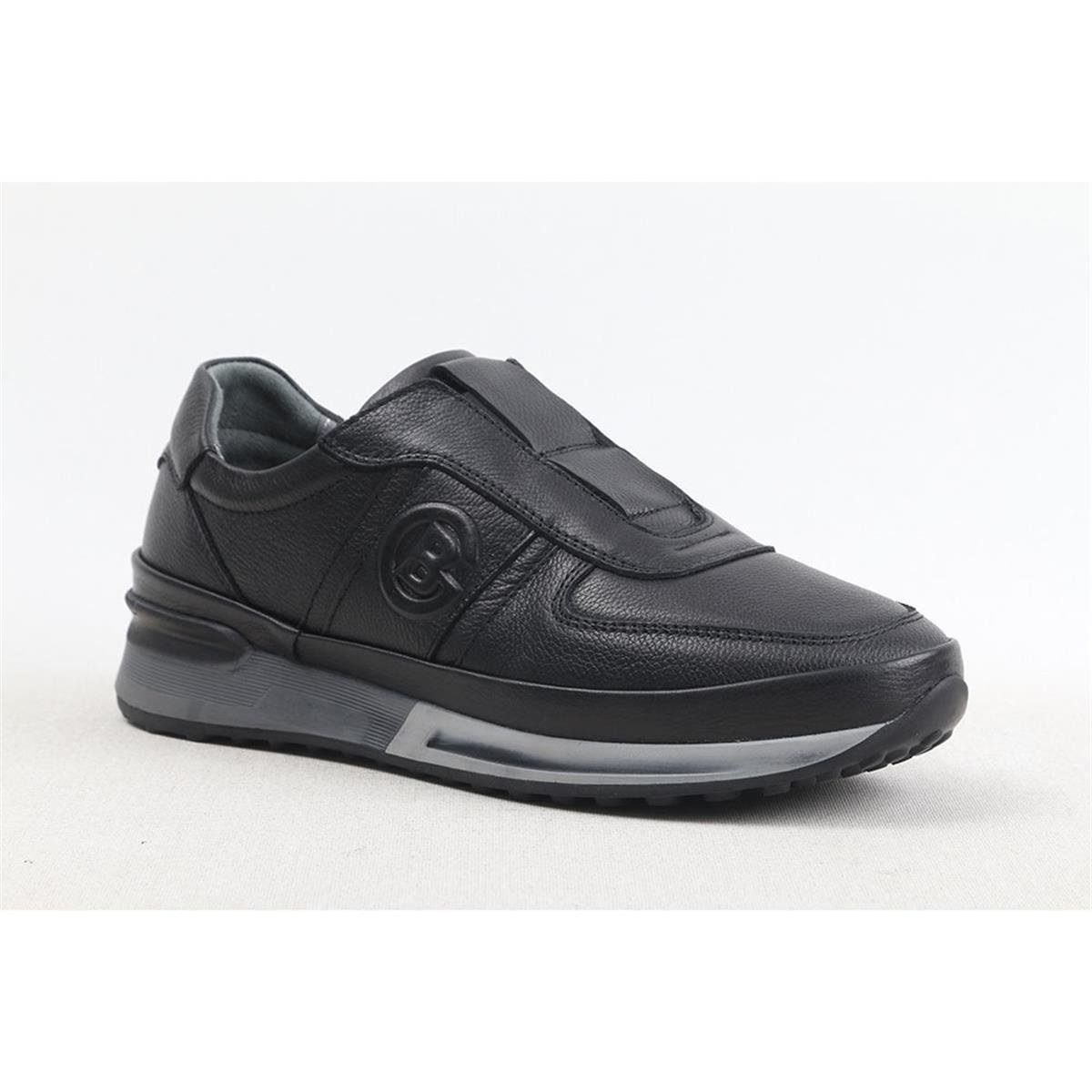 ULUS 325-1 SİYAH LASTİKLİ SNEAKER SPOR AYAKKABI