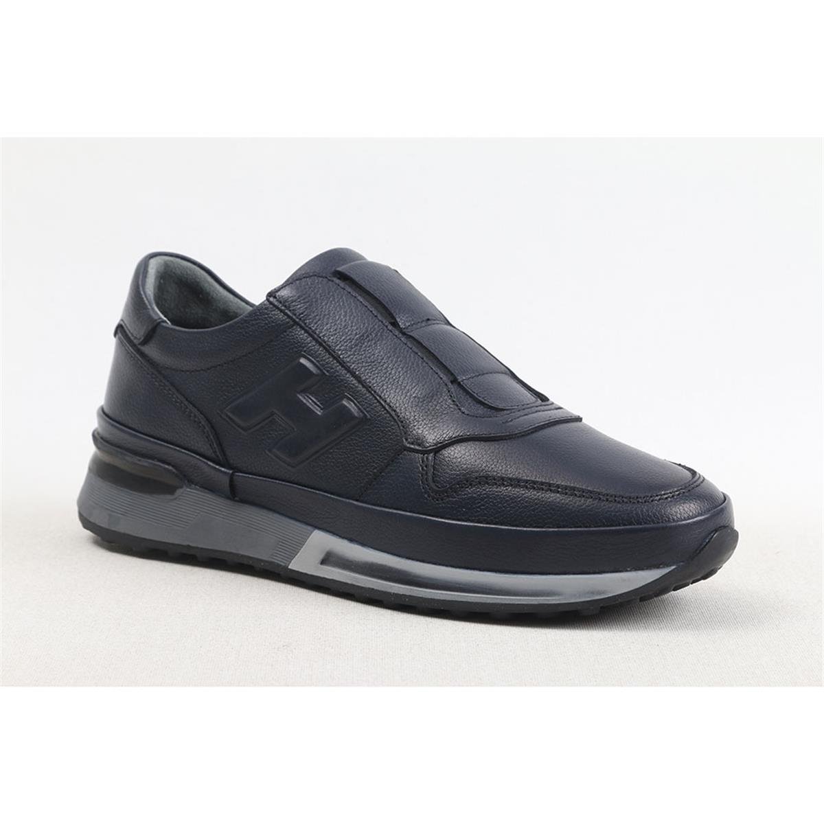 ULUS 327-1 LACİVERT LASTİKLİ SNEAKER SPOR AYAKKABI