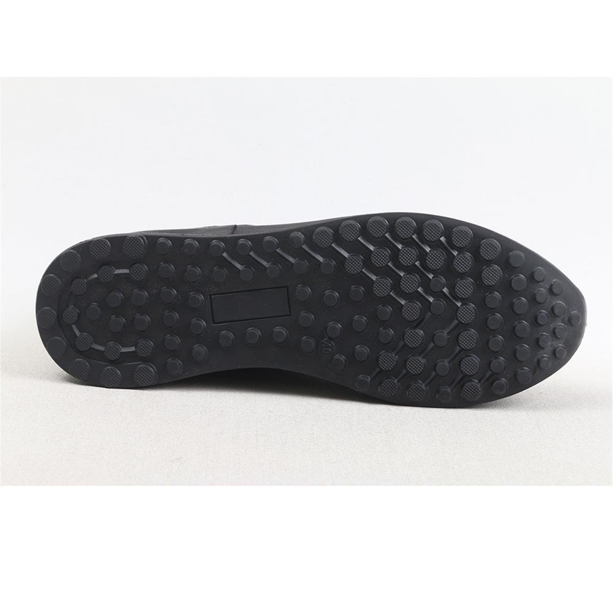 ULUS 327-1 SİYAH LASTİKLİ SNEAKER SPOR AYAKKABI