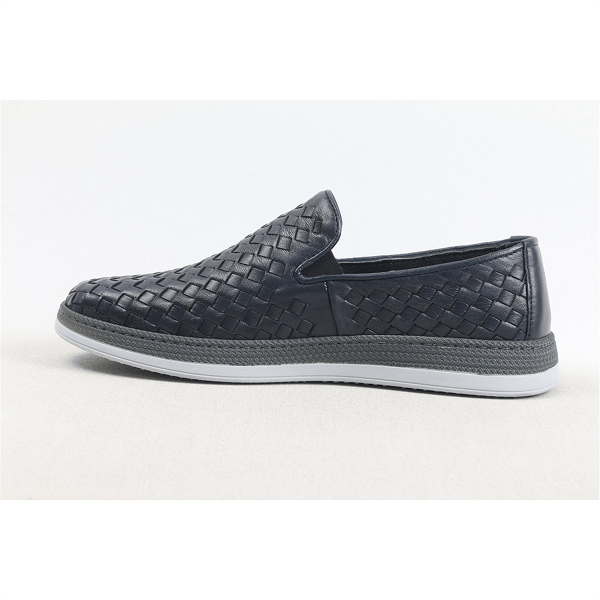 ULUS 330 LACİVERT HASIRLI CASUAL AYAKKABI