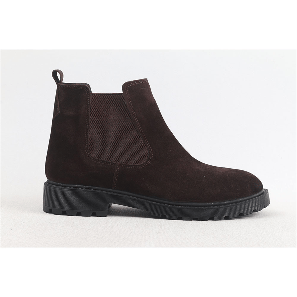 ULUS 3407 KAHVE SÜET ÇİFT LASTİKLİ BOT