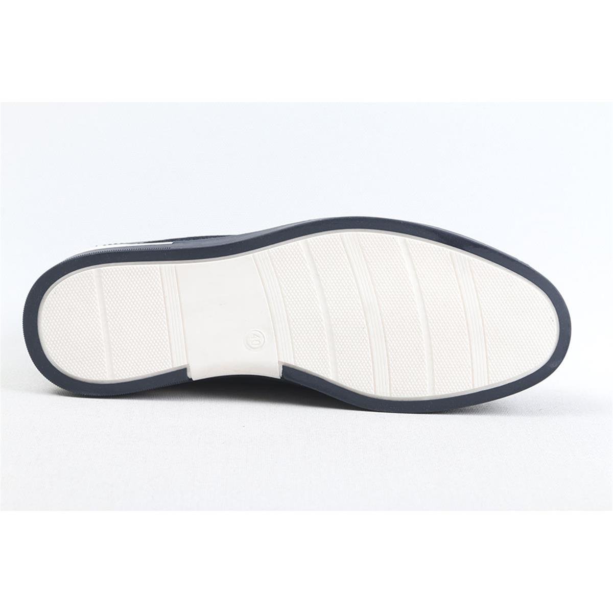 ULUS 345 LASTİKLİ LACİVERT LOAFER AYAKKABI