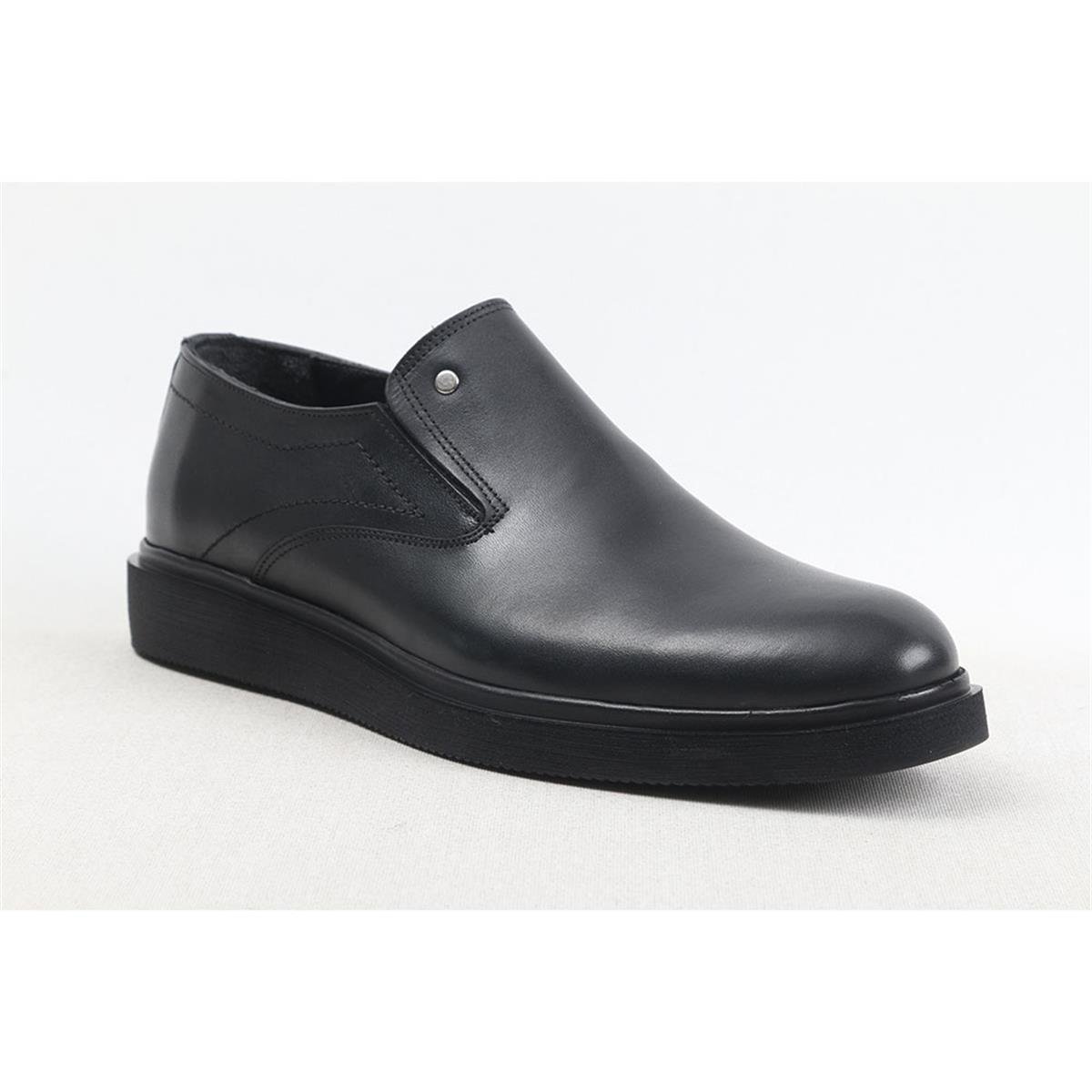 ULUS 4005 POLİ SİYAH DÜZ BAĞSIZ CASUAL AYAKKABI