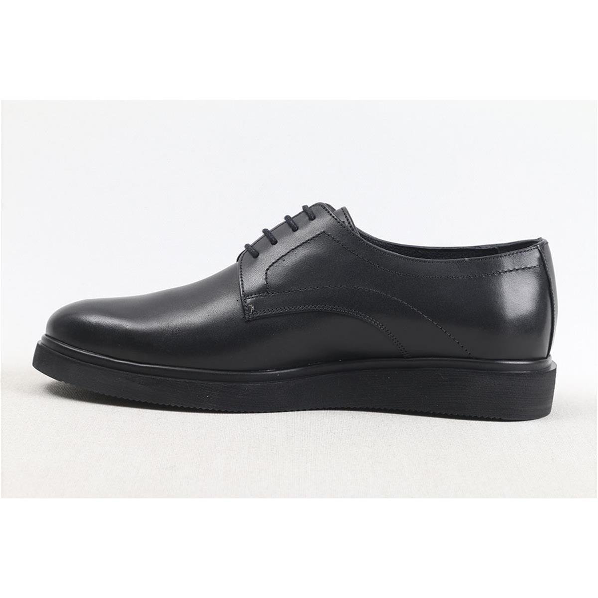 ULUS 4006 POLİ SİYAH DÜZ BAĞLI CASUAL AYAKKABI