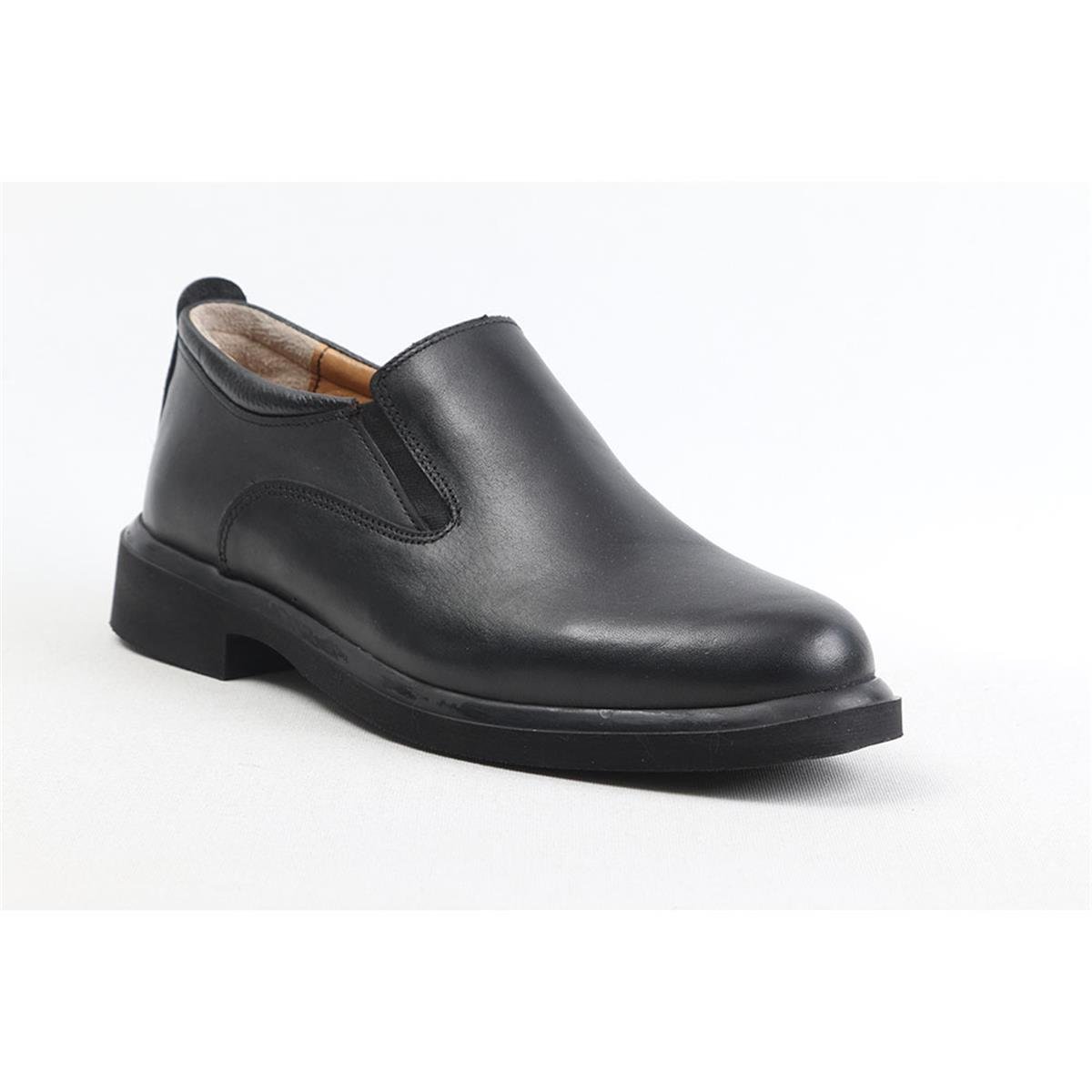 ULUS 401 BAĞSIZ DÜZ SİYAH COMFORT AYAKKABI
