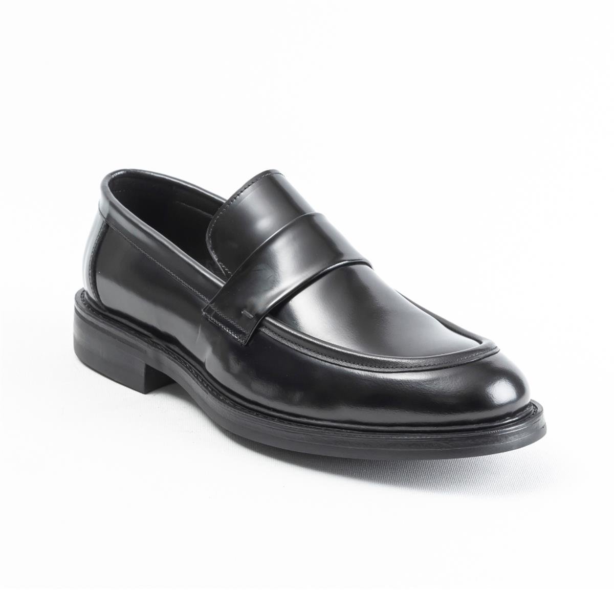 Ulus 4243 Siyah Açma Loafer Ayakkabı