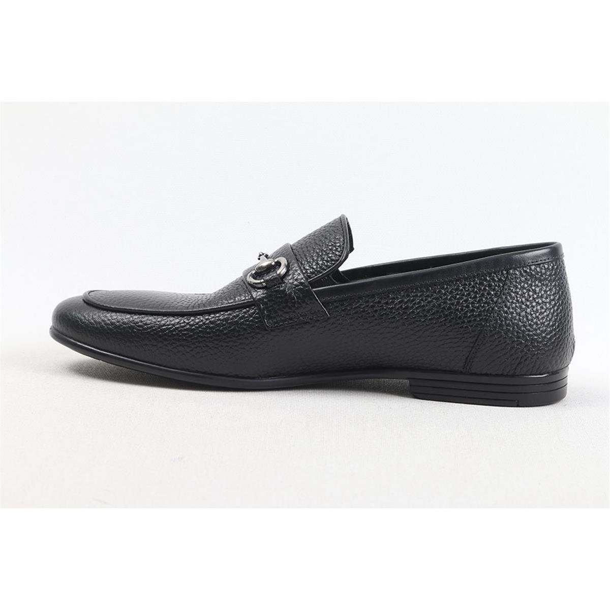 ULUS 442 SİYAH TOKALI LOAFER AYAKKABI