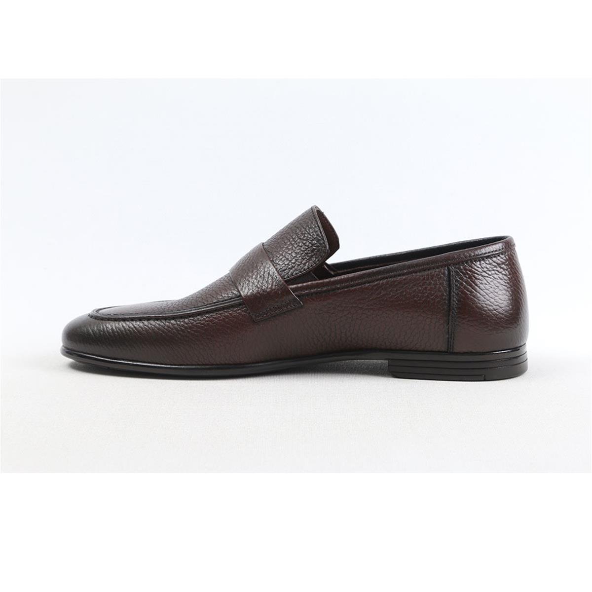 ULUS 454 KAHVE LOAFER AYAKKABI