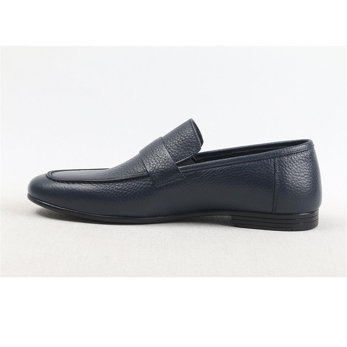 ULUS 454 TOKALI LACİVERT LOAFER AYAKKABI