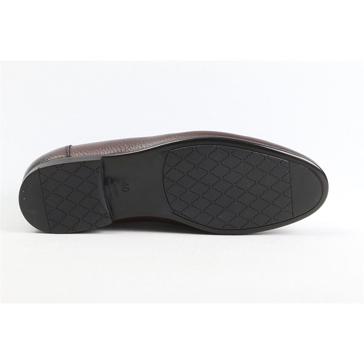 ULUS 456 KAHVE LOAFER AYAKKABI