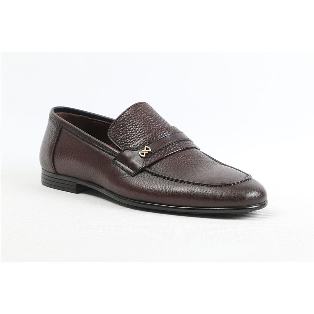 ULUS 456 KAHVE LOAFER AYAKKABI