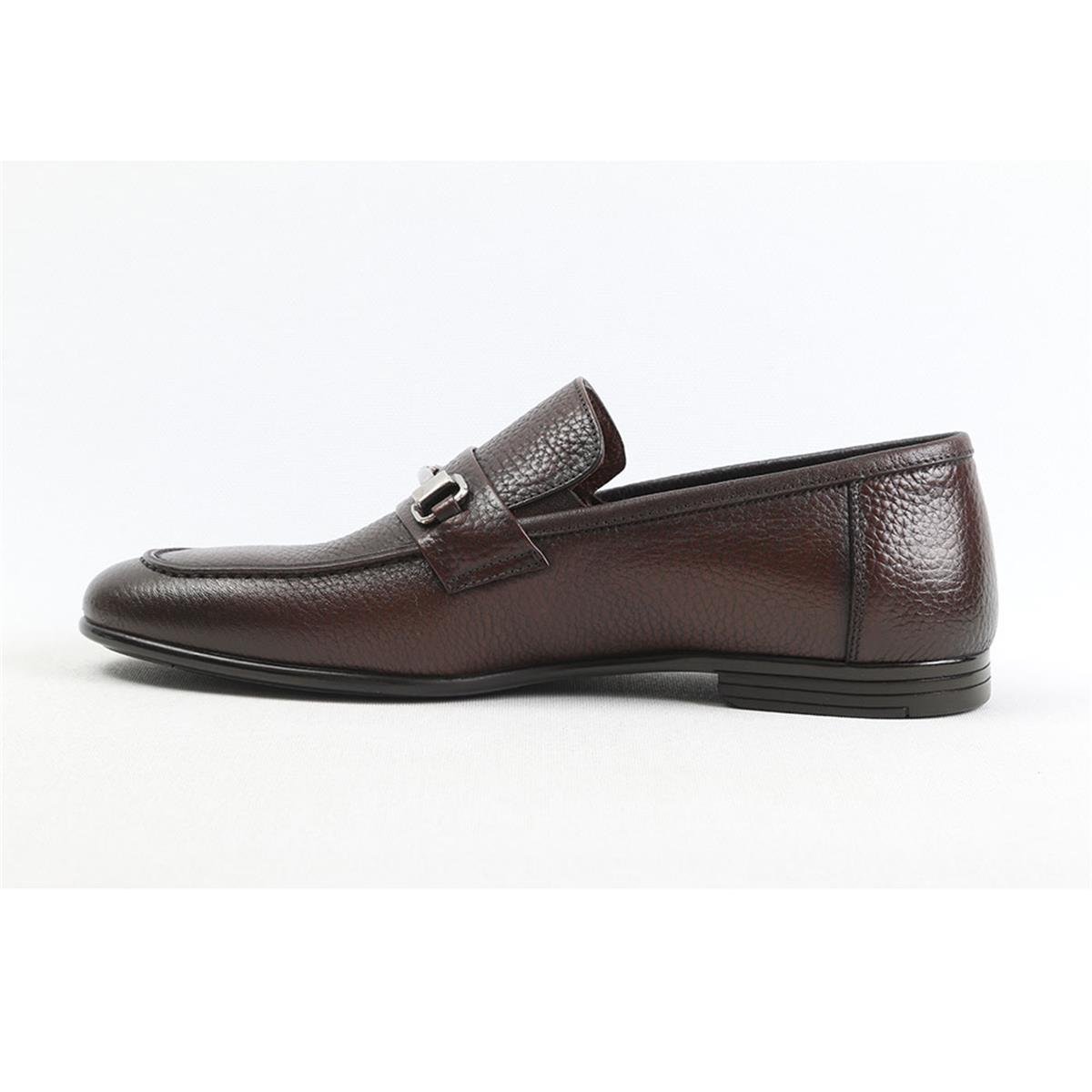 ULUS 459 KAHVE LOAFER AYAKKABI