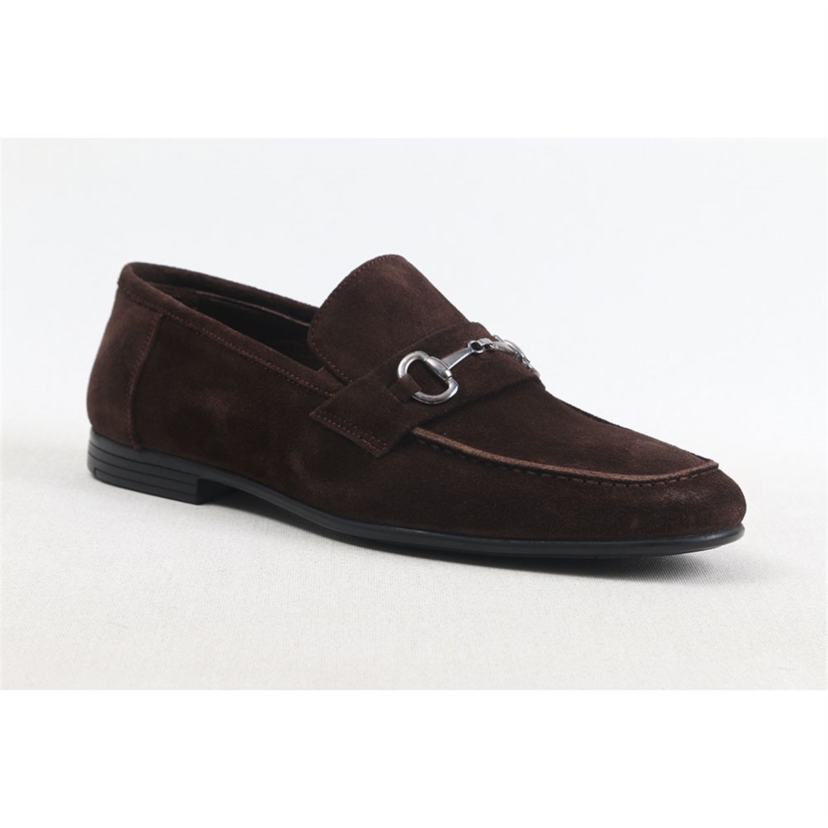 ULUS 459 KAHVE SÜET LOAFER AYAKKABI