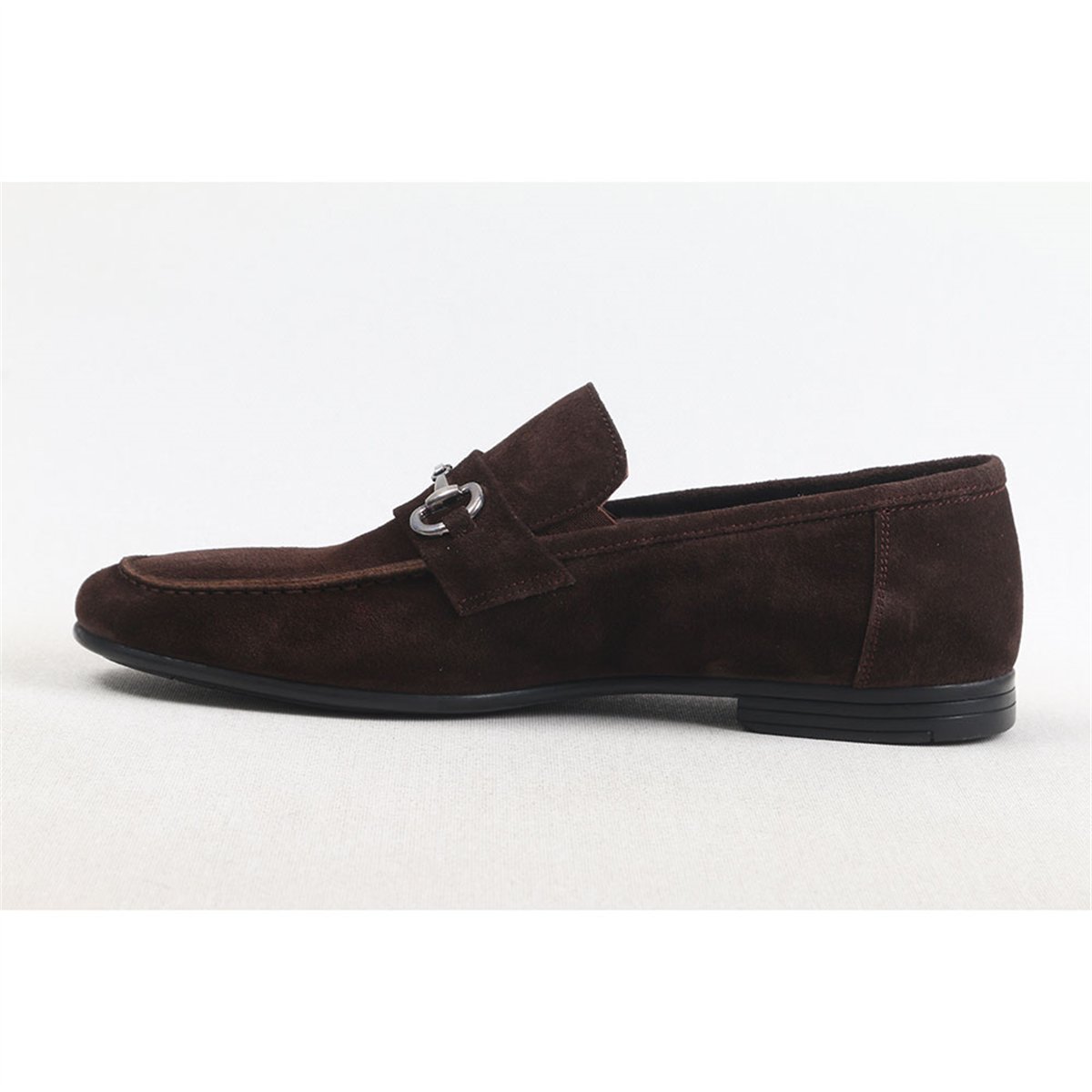 ULUS 459 KAHVE SÜET LOAFER AYAKKABI