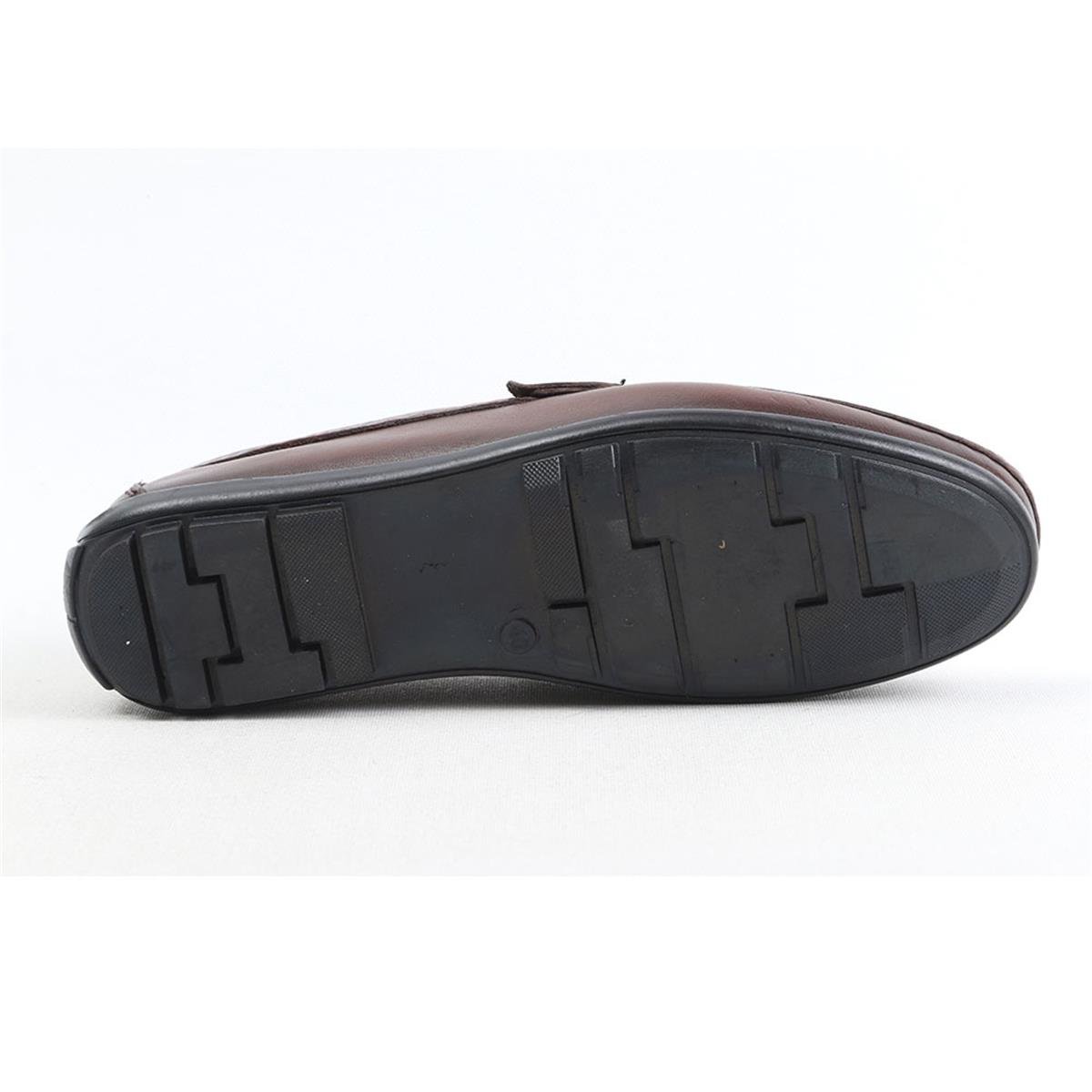 Ulus 4640 Kahve Baskılı Loafer Ayakkabı
