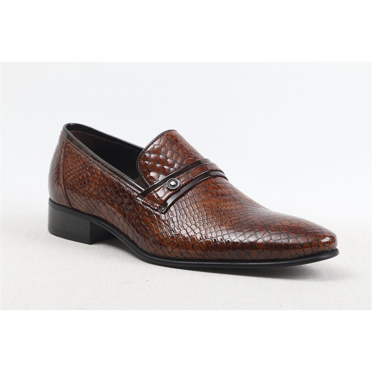 ULUS 49001 CROCO TABA KLASİK NEOLİT AYAKKABI