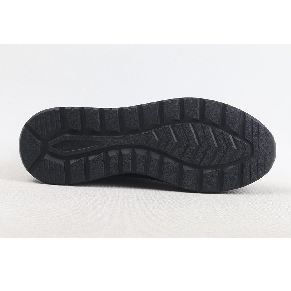 ULUS 504 SİYAH-SİYAH SNEAKER SPOR AYAKKABI--POLİ