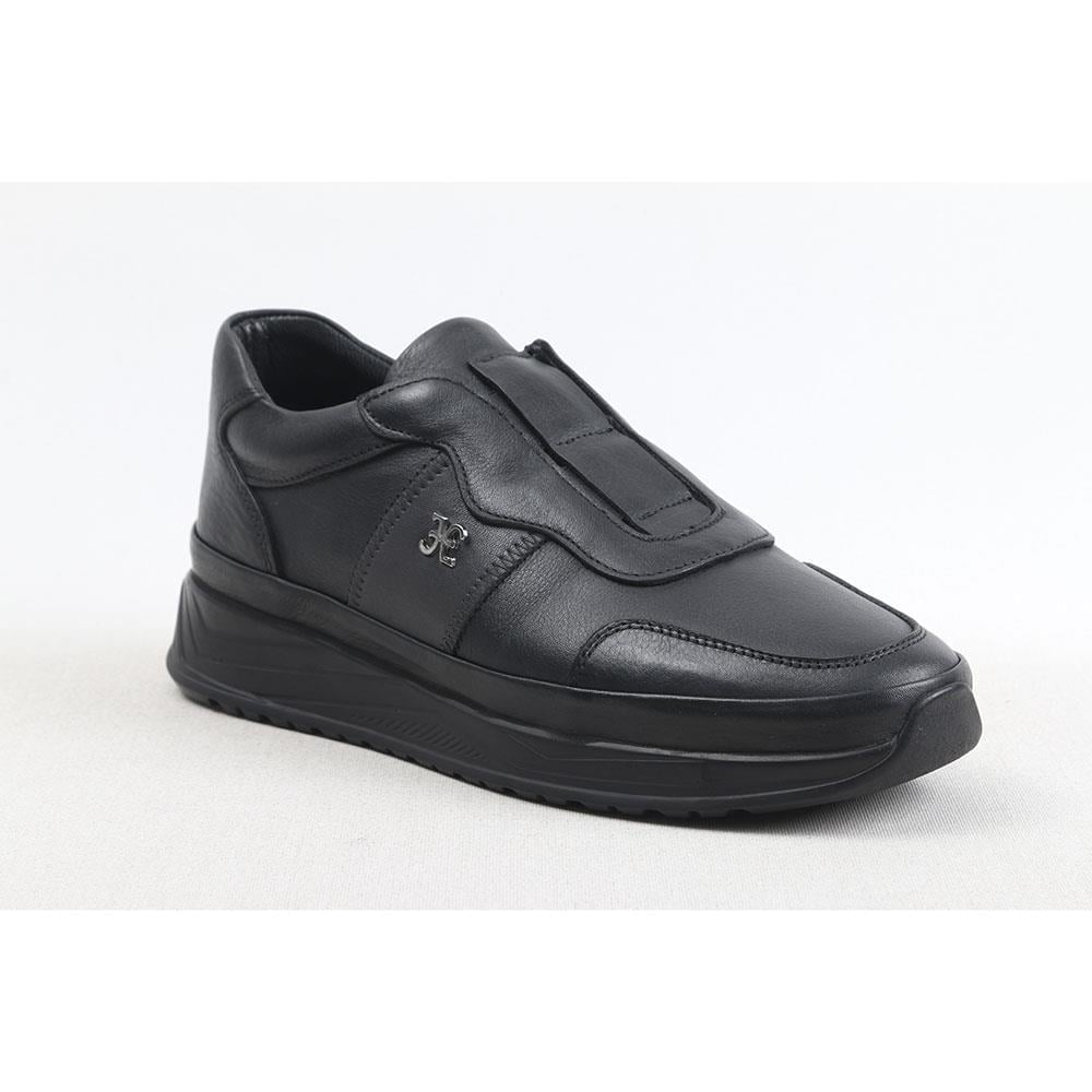 Ulus 530-1 Poli Siyah-Siyah Sneaker Spor Ayakkabi