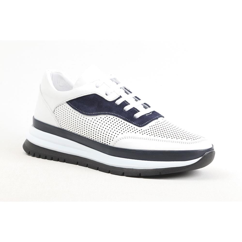 ULUS 557 DELİKLİ BEYAZ SNEAKER SPOR AYAKKABI