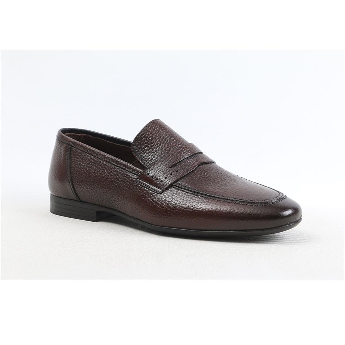 ULUS 611 KAHVE LOAFER AYAKKABI