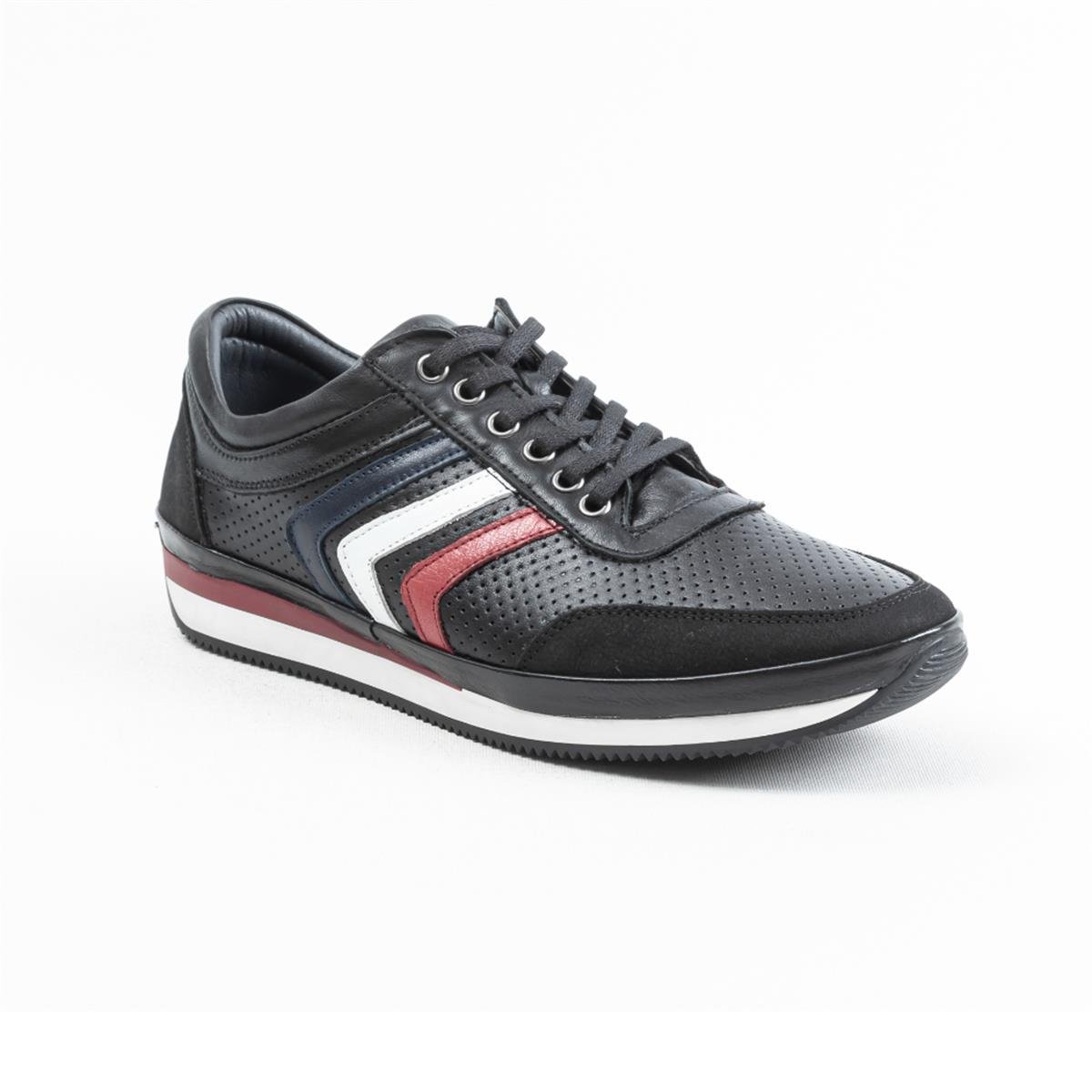 Ulus 707 Siyah Zımbalı Sneaker Spor Ayakkabı