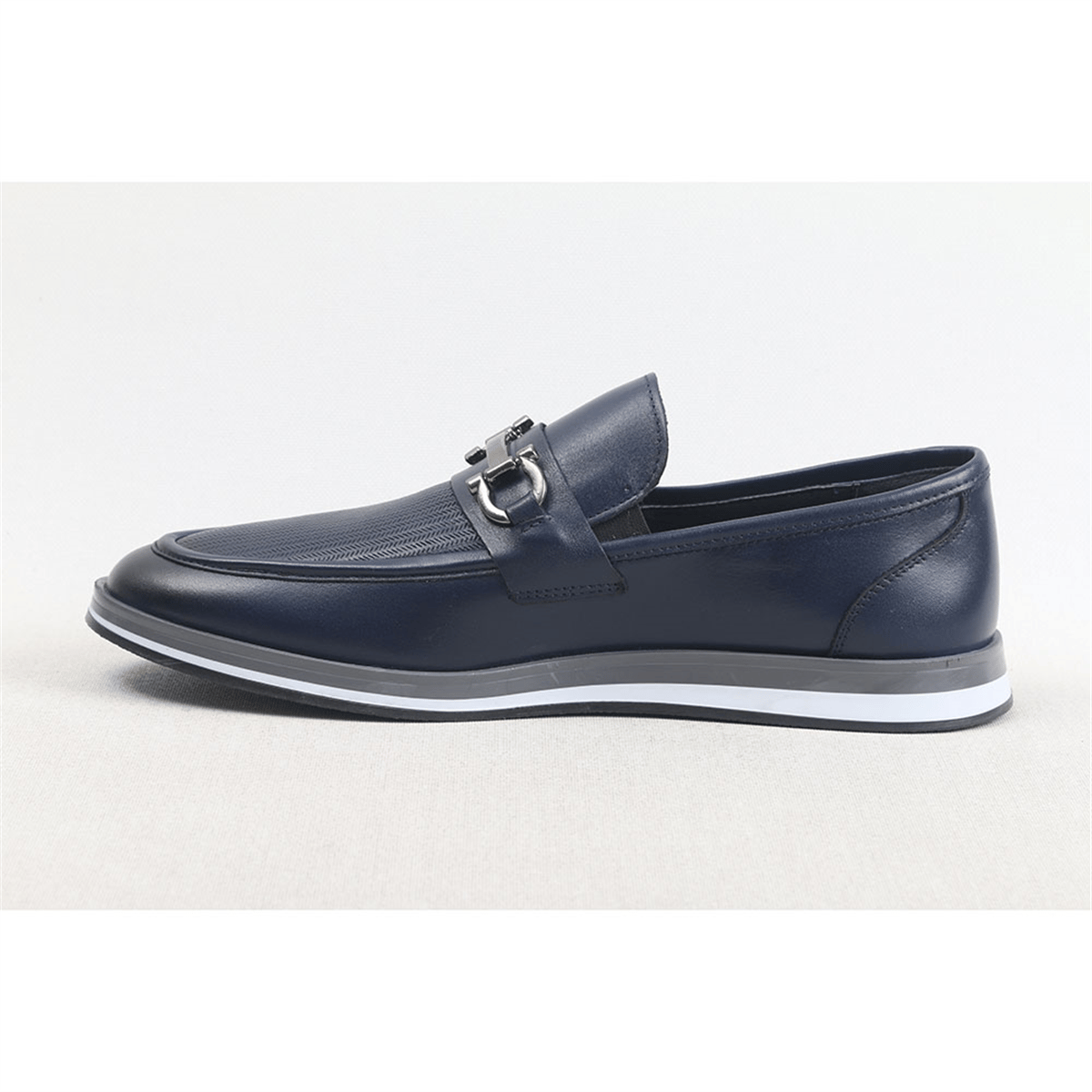 ULUS 7130 LACİVERT TOKALI LOAFER AYAKKABI