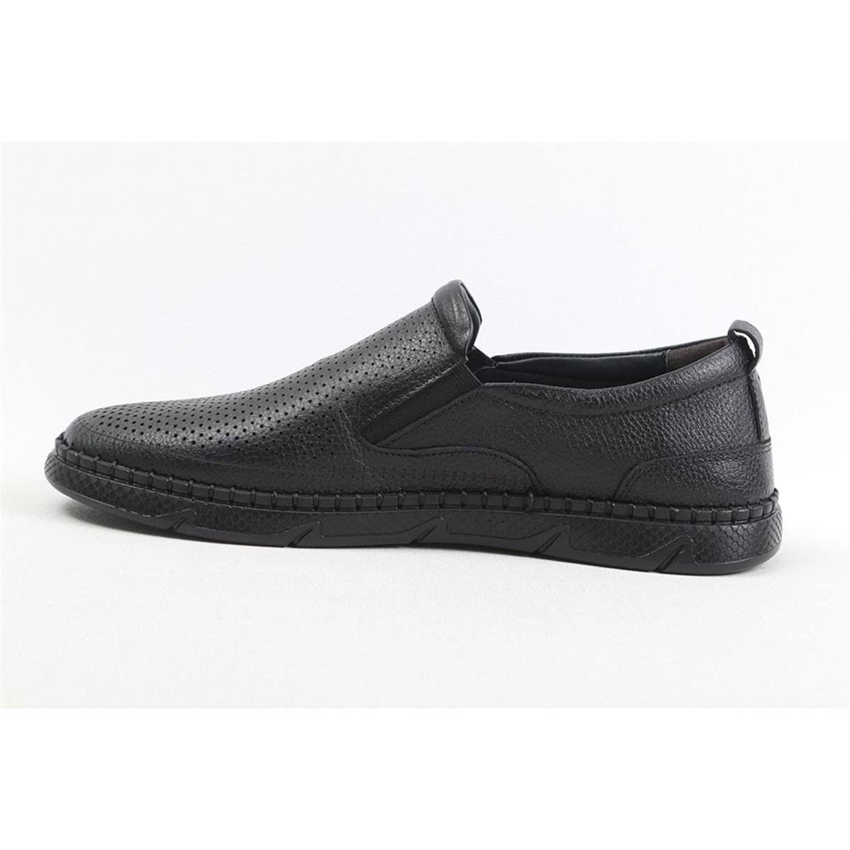 ULUS 7211 DELİKLİ SİYAH CASUAL AYAKKABI