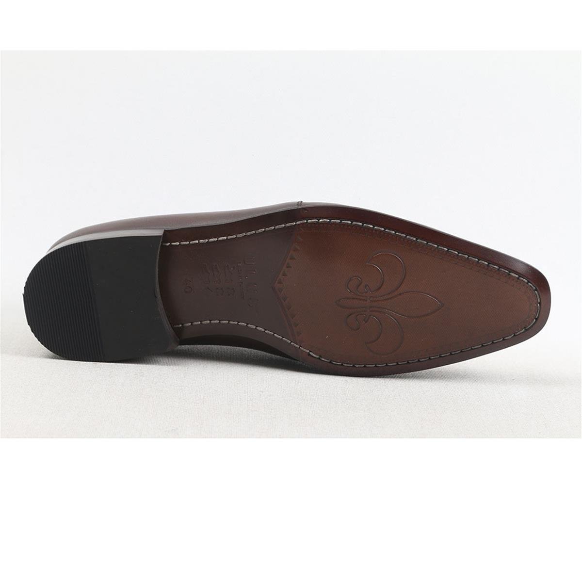 ULUS 7507-1 KAHVE JURDAN  NEOLİT KLASİK AYAKKABI