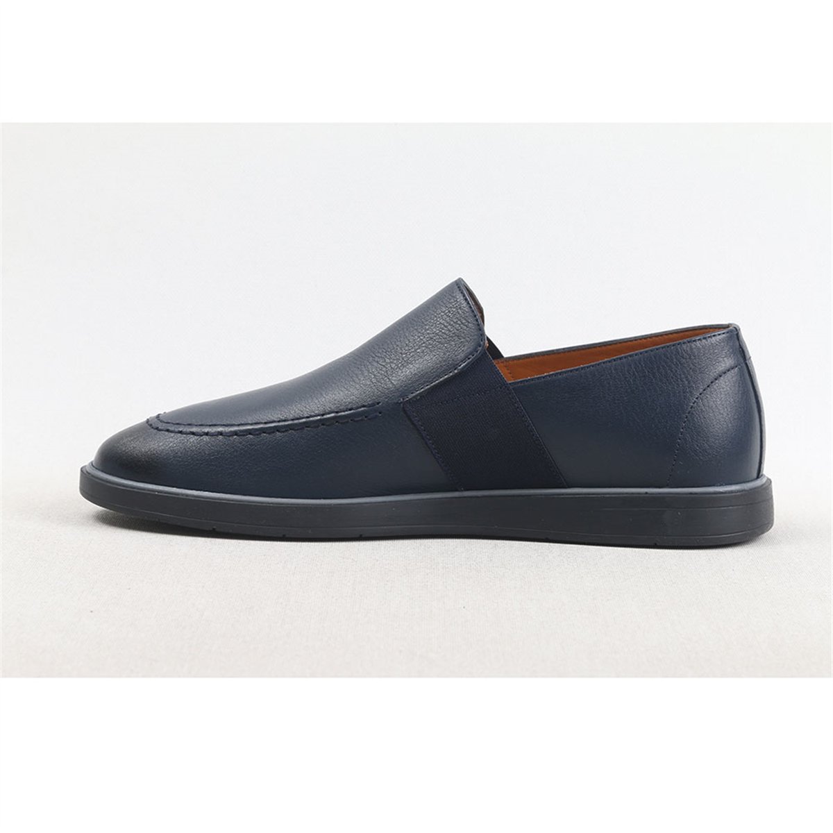 ULUS 804 AYNALI LACİVERT LOAFER AYAKKABI