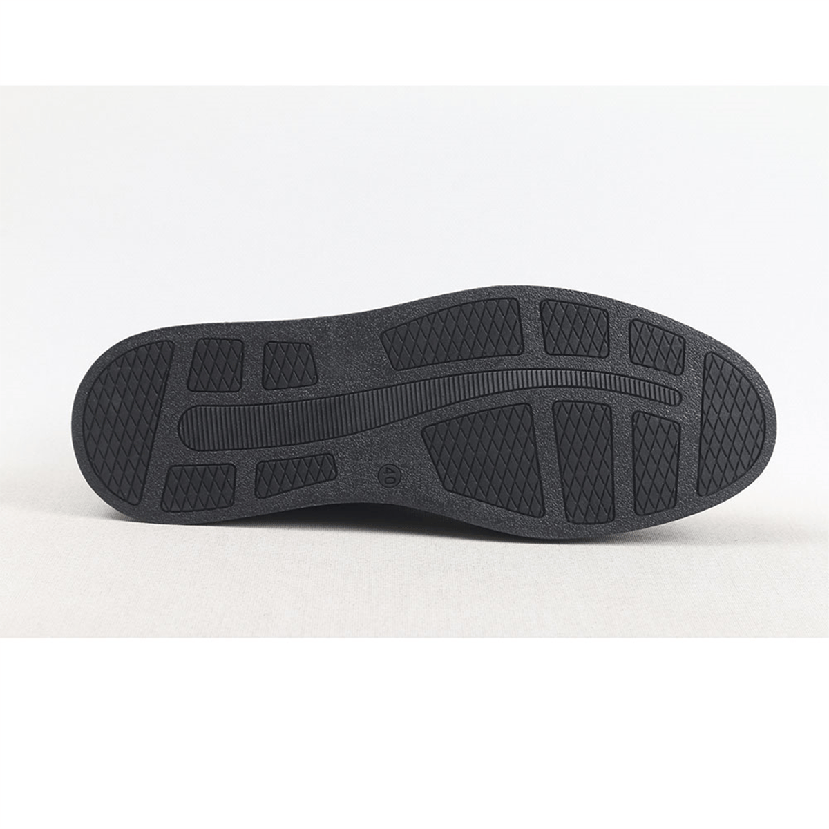 ULUS 8110SİYAH LASTİKLİ LOAFER AYAKKABI