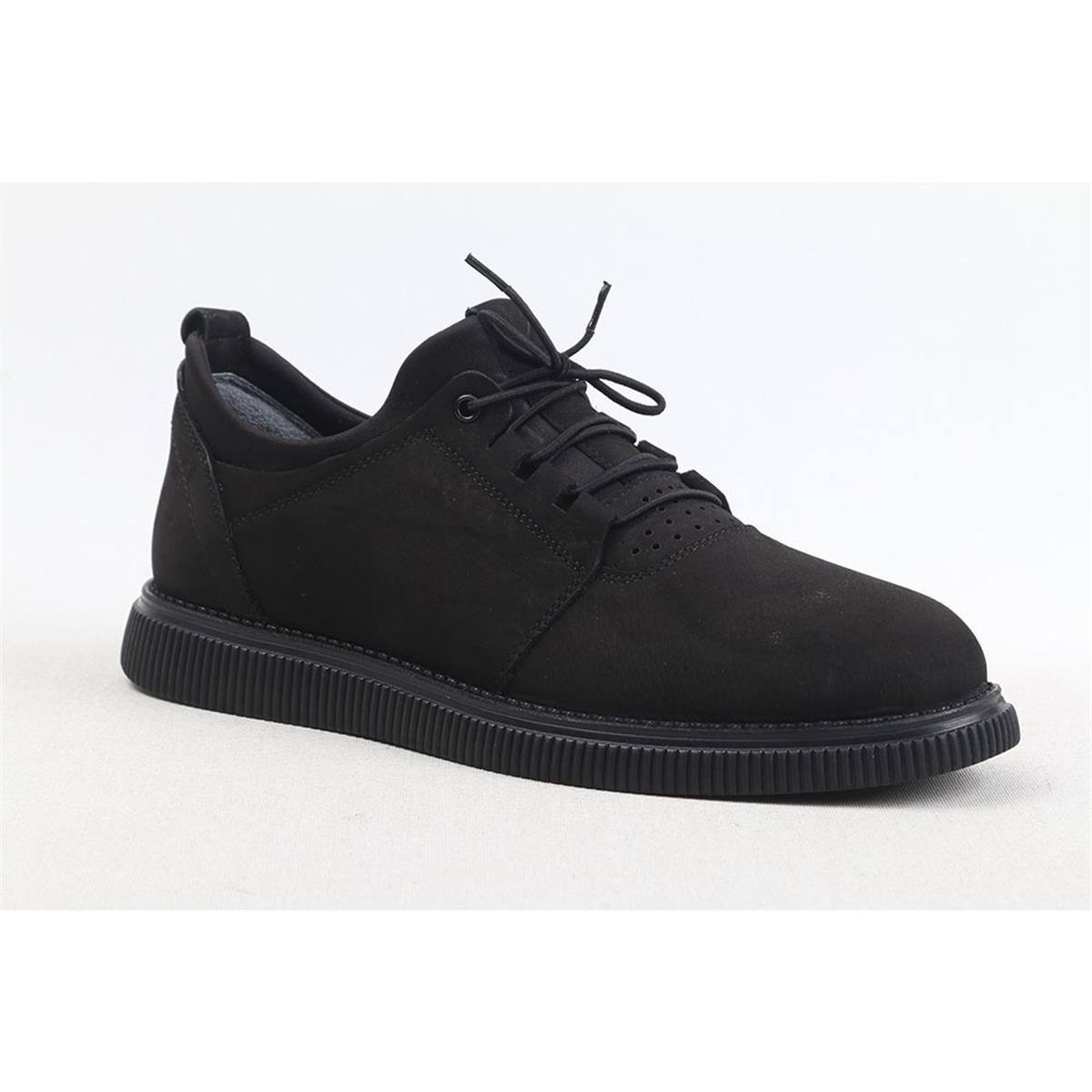 ULUS 852 SİYAH NUBUK CASUAL AYAKKABI