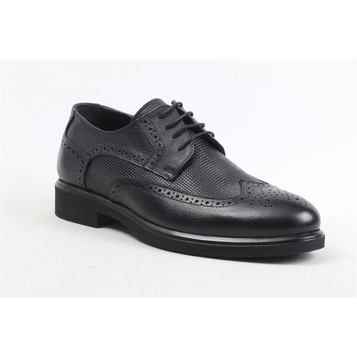 ULUS 861 OXFORD BAĞLI SİYAH COMFORT AYAKKABI
