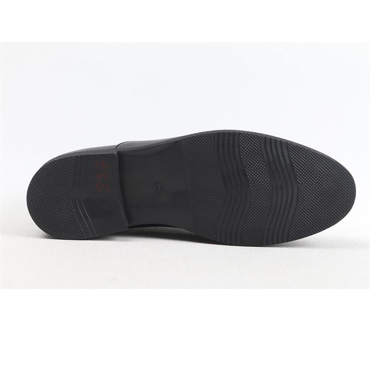 ULUS 882 FİTİLLİ BAĞLI SİYAH COMFORT AYAKKABI